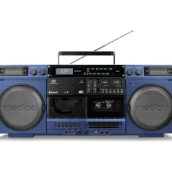 Medion LIFE® P66538 Retro-Boombox blau