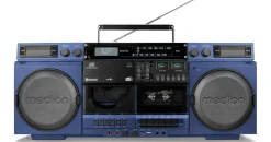 Medion LIFE® P66538 Retro-Boombox blau