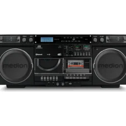 Medion LIFE® P66538 Retro-Boombox schwarz