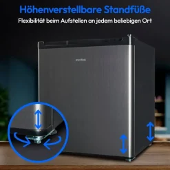 Medion MD37724 Getränkekühlschrank 41 l 63 cm hoch Grau