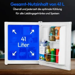 Medion MD37724 Mini-Kühlschrank 41 l 51 cm hoch Weiß