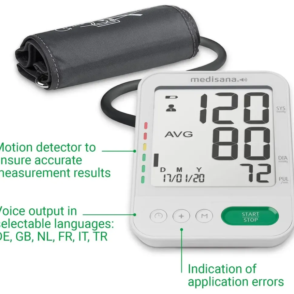 Medisana BU 586 Voice Oberarm
