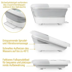 Medisana FS 886 | faltbares Fußsprudelbad