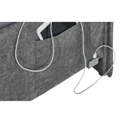Meise Möbel Polsterbett Fun 120 x 200 cm Grau