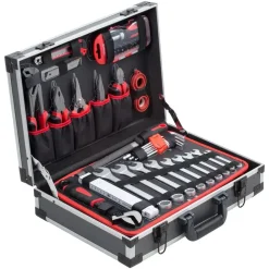 Meister Craft Werkzeugkoffer 131-tlg. Aluminium