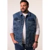 Men Plus by Happy Size Steppweste Blau 5XL