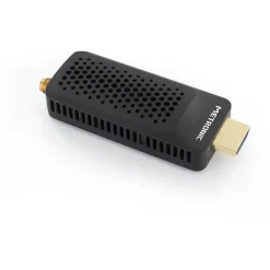 METRONIC 441646 Tuner DVB-T Receiver DVB-T, kompatibel mit DVB-T2 Dongle Stick Compact, HEVC, EPG, 1080i, HDMI, USB 2.0, SOS-Taste