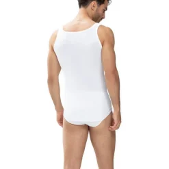 MEY Noblesse Vest weiß, Baumwolle, XX-Large Herren,