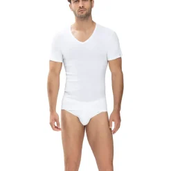MEY Noblesse V-Shirt weiß (2807-101)