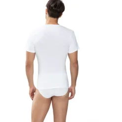 MEY Noblesse V-Shirt weiß (2807-101)