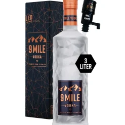 9 MILE Vodka 37,5% vol 3 l