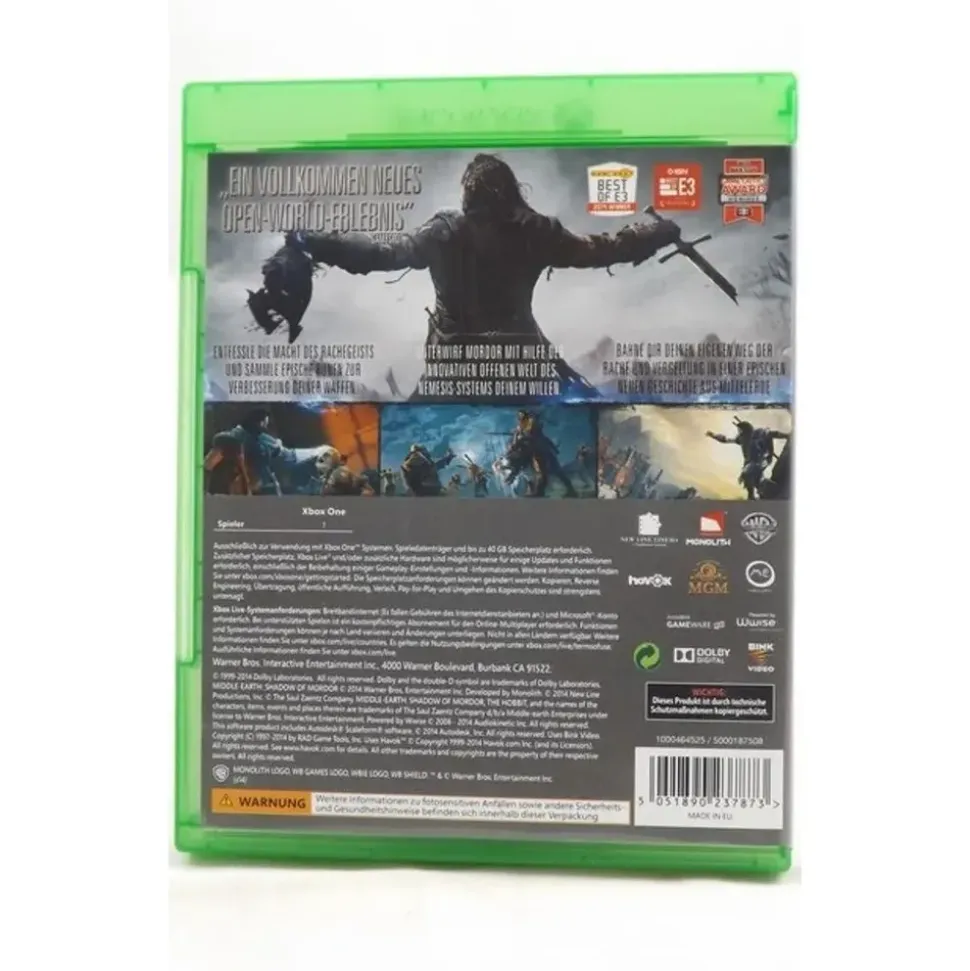 Mittelerde: Mordors Schatten (USK) (Xbox One)