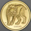 Münzprägestätten Deutschland 20 Euro Goldmünze Rückkehr der Wildtiere - Luchs 2025