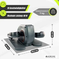 Mobiclinic Mini Ellipsentrainer Grau