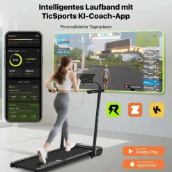 mobvoi Klapplaufband Schwarz