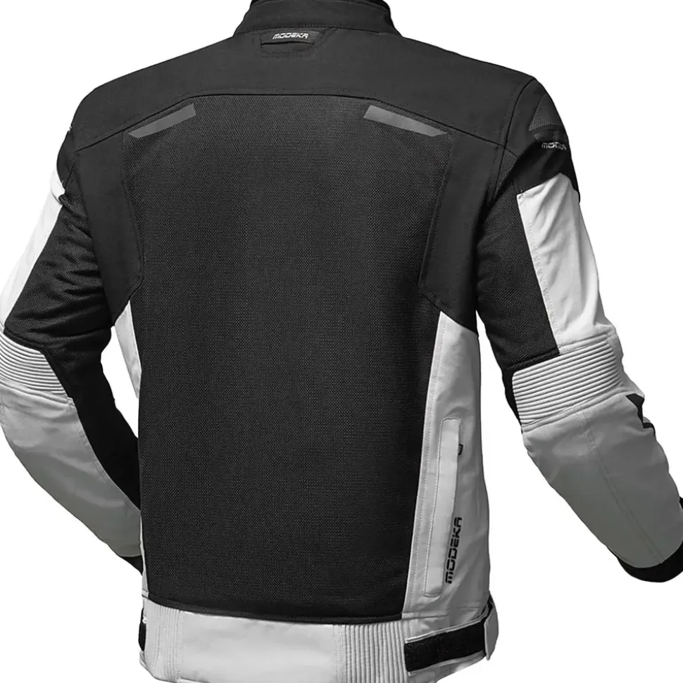 Modeka Khao Air II Motorradjacke Schwarz/Grau L