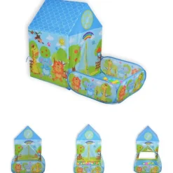Moni 2 in 1 Spielzelt Zoo 995-5001E,