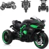 Moni Kinder Elektromotorrad Ninja schwarz (12 V)