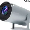 Montegoni HY300 PRO 4K-Projektor LED grau