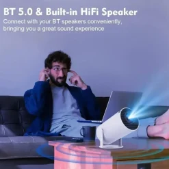 Montegoni HY300 PRO 4K-Projektor LED grau