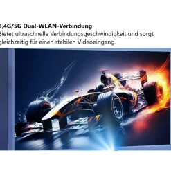 Montegoni HY300 PRO 4K-Projektor LED grau