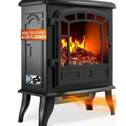 monzana Elektrokamin schwarz