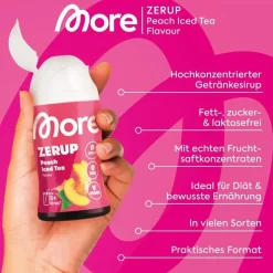 MORE Nutrition More Zerup Peach Iced Tea 65 ml