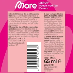 MORE Nutrition More Zerup Peach Iced Tea 65 ml