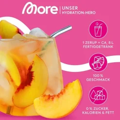 MORE Nutrition More Zerup Peach Iced Tea 65 ml