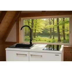 MPM SMK-02 Kühlschrank 100 l 94 cm hoch Weiß/Grau