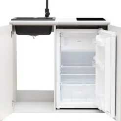 MPM SMK-02 Kühlschrank 100 l 94 cm hoch Weiß/Grau