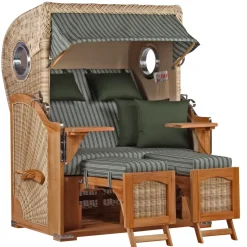 Mr. Deko Düne Teak Bullauge PE shell Dessin 504