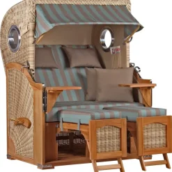 Mr. Deko Düne Teak Bullauge PE shell Dessin 520