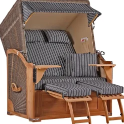 Mr. Deko Seeblick Teak PE grey Dessin 500