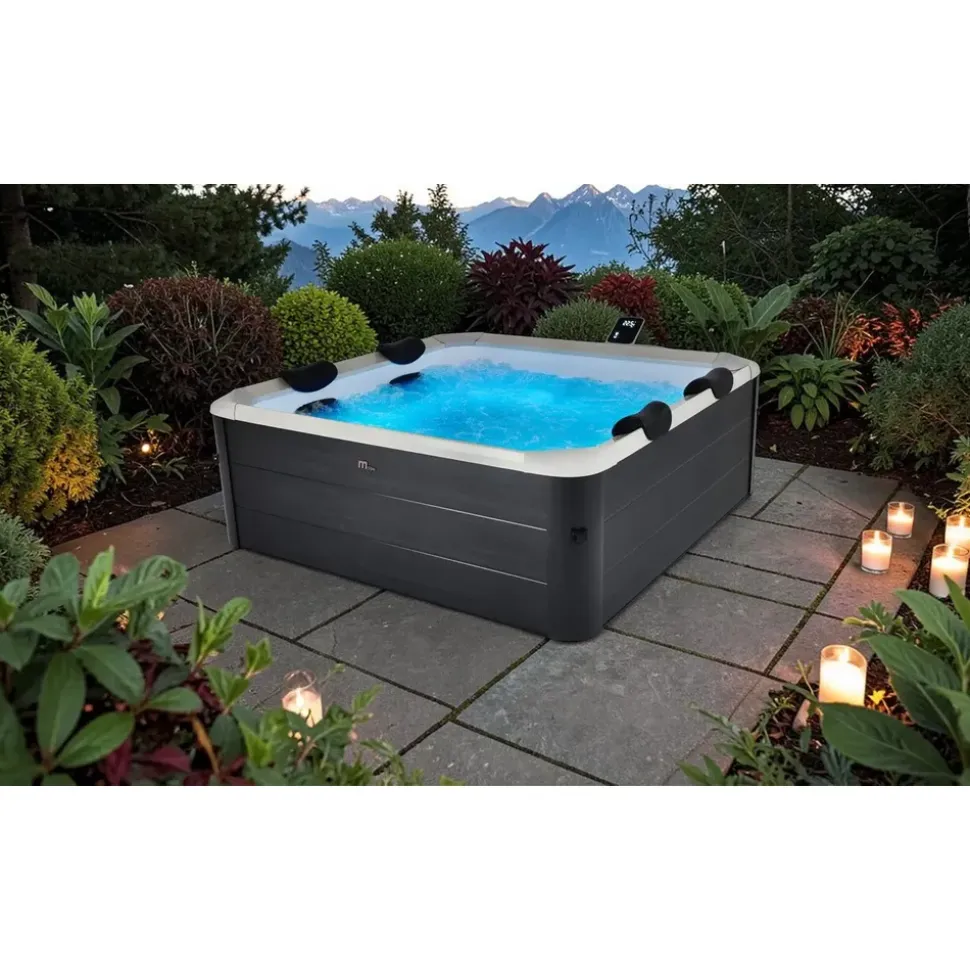 mspa (orpc) Oslo AERO PLUS 180 x 180 x 70 cm Grau