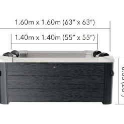 mspa (orpc) Whirlpool Oslo 160 x 65 cm inkl. LED