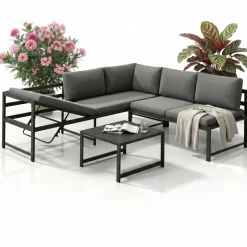 MuCoLa Loungeset grau