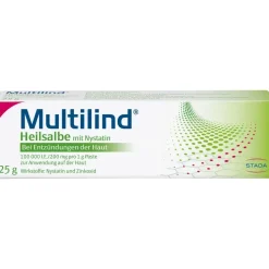 Multilind Heilsalbe mit Nystatin und Zinkoxid