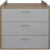 Mäusbacher Wickelkommode Lilly Holzoptik Grau