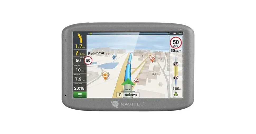 NAVITEL E501 5" GPS Navigation System Europa 47 mit Lebenslangen Kartenupdates