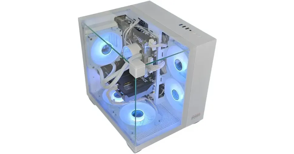 nca the pc store Gaming PC White RTX 5060 64 GB RAM 1 TB SSD