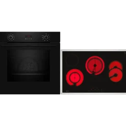 Neff BX48PB Backofen-Set + B2CCG6AK0 Backofen + T18SDH9L0 Elektrokochfeld