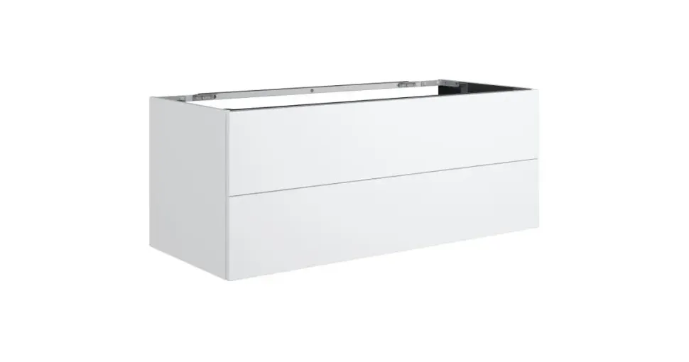 Neoro N50 Unterschrank 2 Auszügen 120 x 47 x 51,3 cm weiß matt