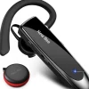 New Bee Bluetooth Headset Wireless Freisprech Telefon Bluetooth-Headset mit Mikrofon für iPhone Samsung Huawei mit 60 Tage Standby Schwarz