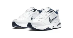Nike Air Monarch IV White/Metallic Silver 45