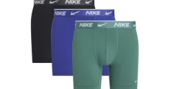 Nike Boxershorts unifarben grün S 3er Pack