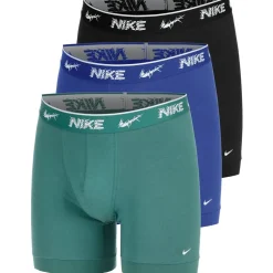 Nike Boxershorts unifarben grün S 3er Pack