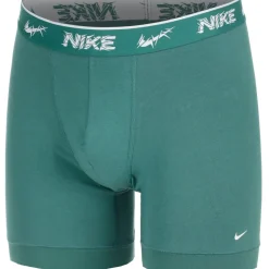 Nike Boxershorts unifarben grün S 3er Pack