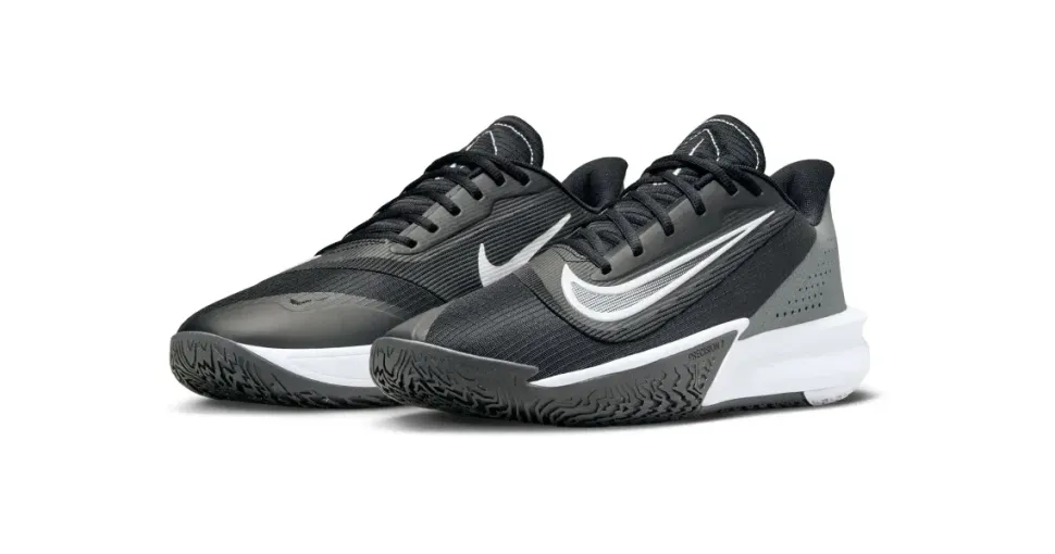 Nike Precision VII Basketballschuhe Herren 005 black/white-iron grey-smoke grey 44.5