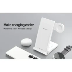 Nillkin 3in1 15W Wireless Ladegerät Smartphone Watch White
